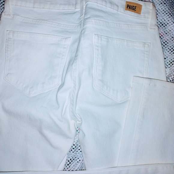 Paige Women's White Jeans - Picture 2 of 2